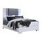 Global Furniture Usa Modern  High Gloss Ylime Smooth White Queen Bed With Led 3867 - alternate 2